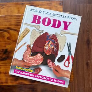 Vintage 1997 World Book Encyclopedia Body Hands-On Science Hardcover Book